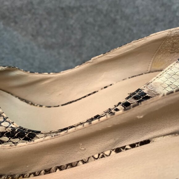 ZIGI New York Women's Snakeprint Heel Peep Toe Shoes - Picture 7 of 11